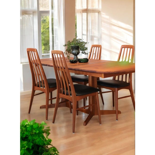 Eva Chair in Teak with Leather by Niels Kofoed for Koefoeds Møbelfabrik, 1960s For Sale - Image 14 of 18