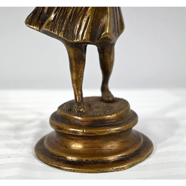 Bronze Violinist Sculpture, Late 19th Century For Sale - Image 11 of 18