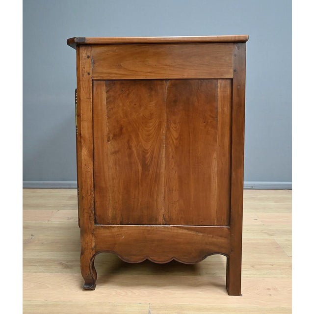 Mid-19th Century Louis XV Cherrywood Buffet For Sale - Image 12 of 17