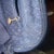 A 1990s Iconic Gucci Bamboo Navy Blue Suede Leather Hand Bag For Sale - Image 13 of 18