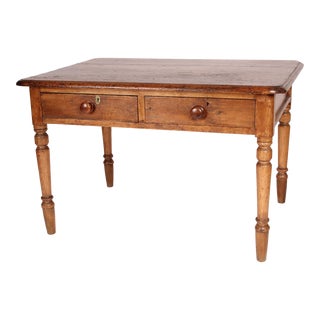 Antique Louis Philippe Style Pine Writing Table For Sale