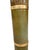 Textile Vintage Mid-Century Jade Column Table Lamp With Cream Lampshade For Sale - Image 7 of 15