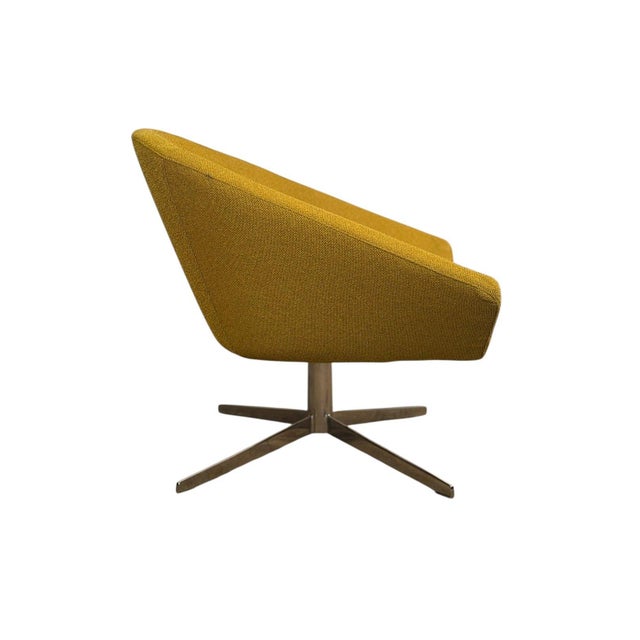 Late 20th Century Jeffrey Bernett Remy Swivel Lounge Chair | Bernhardt Design For Sale - Image 5 of 10