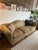 Victorian Vintage Damask Camelback Sofa For Sale - Image 3 of 3
