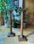 Brown Pair of Antique Edwardian Style Column Pedestals / Plant Stands, C. 1890s–1910s For Sale - Image 8 of 12