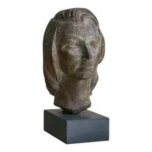 Mid-Century Cast Bronze Bust, Signed E. Gallay with Pastori Foundry Mark