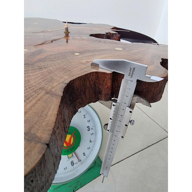 Half Moon - One-of-a-Kind Handcrafted Driftwood Wall Clock Sculpture For Sale - Image 14 of 14