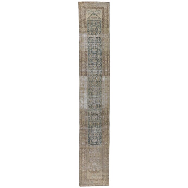 Antique Persian Malayer Runner - 0'3'02 x 19'03 For Sale - Image 9 of 9