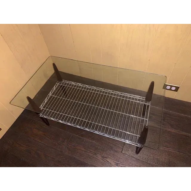 This industrial style coffee table was bought in a furniture gallery near Union Square in the 90's. It had a different...