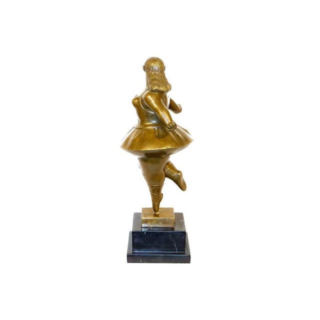 Woman Dancer Sculpture, 20th Century, Bronze For Sale - Image 6 of 7