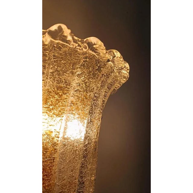 Gold Italian Shield Sconces in Murano Graniglia Glass, 1980s, Set of 2 For Sale - Image 8 of 18