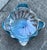 Turquoise Vintage Italian Glass Bowl After Murano For Sale - Image 8 of 12