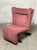 Relaxation Lounge Chair in Red Alcantara from Cinova, 1980s For Sale - Image 16 of 18