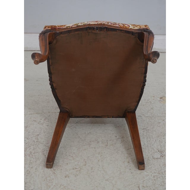 Set of 6 Walnut Italian Baroque Dining Chairs For Sale - Image 18 of 18