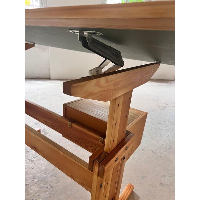 Height-Adjustable Desk in Pine by Trekanten For Sale - Image 9 of 11