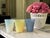 Effetre Murano Opalescent 8 Oz Glass Tumblers / Murano Drinking Glasses - Set of 3 Would make great vases as well MAKER'S...