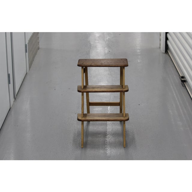 Small Wood ladder Library stairs Library ladder Stepladder Bed steps Pet steps Bed stairs Dog steps Pet stairs Step stool...