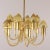 Mid-Century Modern Brass and Glass Model T 789/12 Chandelier from Hans-Agne Jakobsson Ab Markaryd For Sale - Image 5 of 6