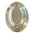 Silver Serving Dish With Glass Insert For Sale