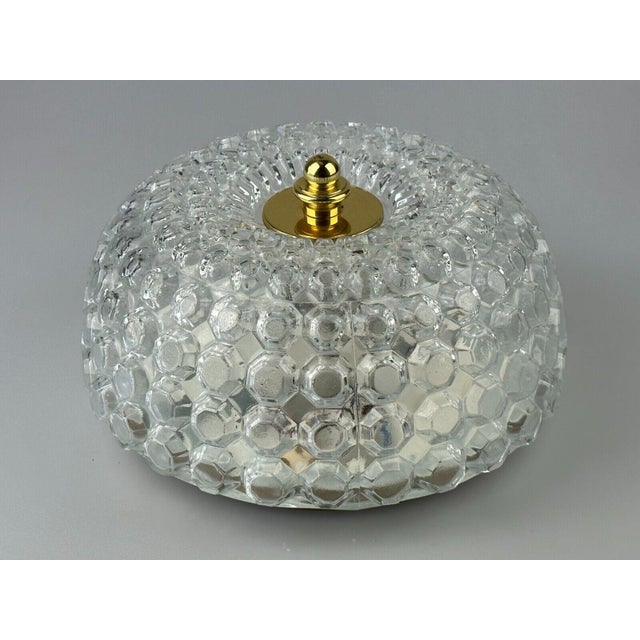 Space Age Ceiling Lamp from Glashütte Limburg Germany, 1970s For Sale - Image 16 of 18