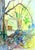 Pop Art Two French Trees in My Garden For Sale - Image 3 of 5