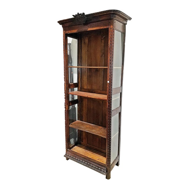 18c French Country Biblioteque Bookcase For Sale