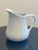 Contemporary Classic White Ceramic Pitcher For Sale - Image 3 of 4