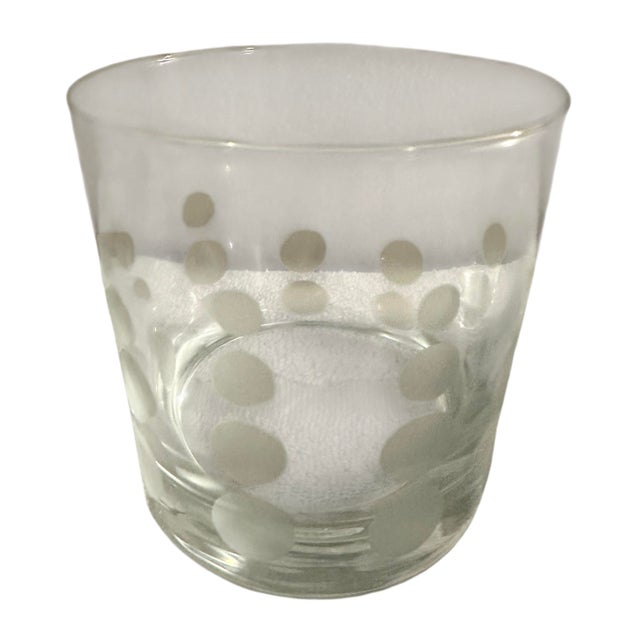 1970s Vintage Glass Double Old Fashioned Whiskey Glasses by Mikasa, 'Cheers' Collection - Set of Four For Sale - Image 5 of 9