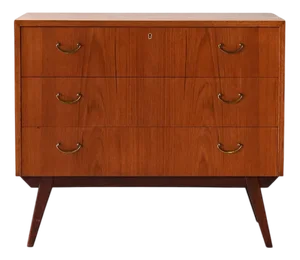 Scandinavian Teak Chest of Drawers, 1950s