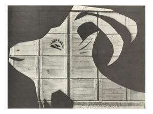 Pablo Picasso, Diurnes "La chèvre à la caisse d'emballage", 1962, offset lithograph