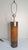 Vintage Mid-Century Modern Oak and Brass Cylinder Table Lamp For Sale - Image 4 of 13