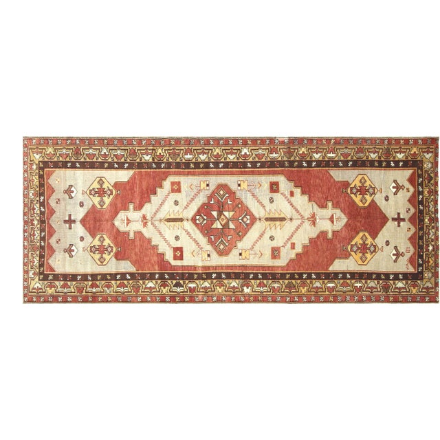 1960s Turkish Oushak Rug For Sale