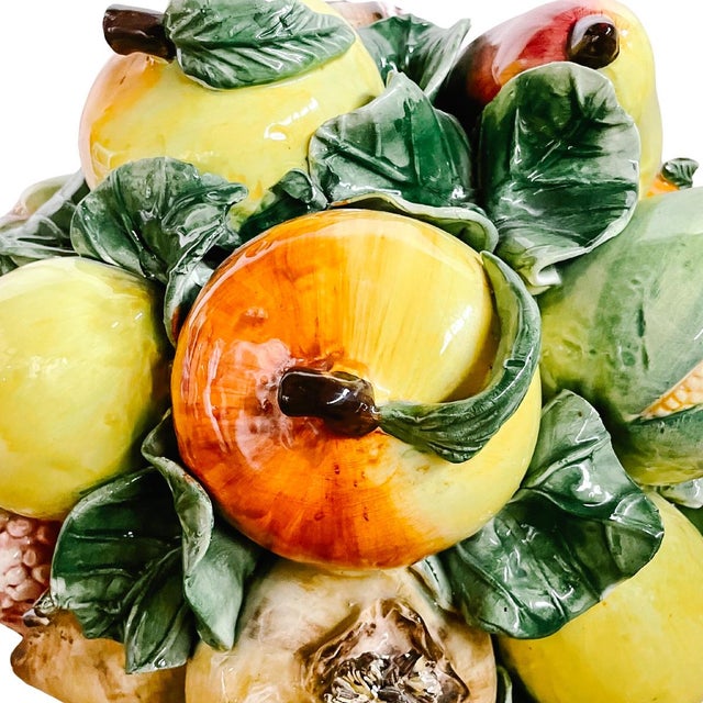 Large Scale Hand-Made Italian Topiary With Mixed Fruit Basket for Intrada For Sale In San Diego - Image 6 of 9