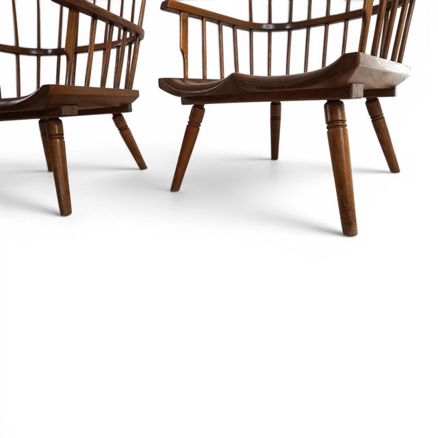 Handcrafted Windsor Lounge Chairs, England, 1960, Set of 2 For Sale - Image 18 of 18