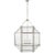 Suzanne Kasler for Visual Comfort Signature Morris Large Lantern in Polished Nickel with Clear Glass For Sale