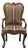 Thomasville Furniture Kent Park Collection Solid Mahogany Traditional Style Dining Arm Chair 38921 For Sale
