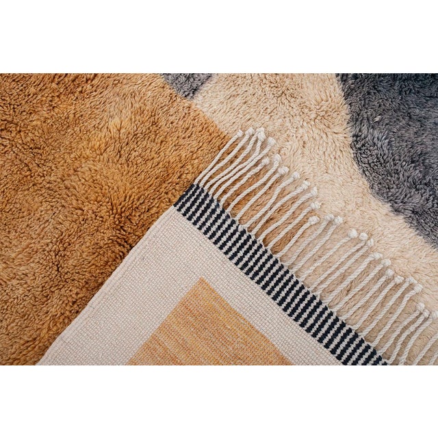 2020s Premium Hand-Knotted Moroccan Wool Rug | 11'7" X 8'7" | One of a Kind For Sale - Image 5 of 10
