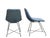 Metal Set of Aster Chairs by Augusto Bozzi for Fratelli Saporiti, Italy, 1956 For Sale - Image 7 of 15