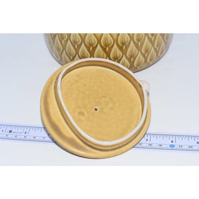 1959 Jens Quistgaard Kronjyden Relief Teapot With Leaf Pattern Denmark For Sale - Image 9 of 12