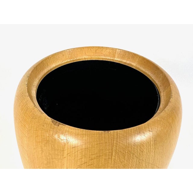 Vintage Wooden Ice Bucket by Richard Nissen for Bodum, Denmark, 1980s, in Very Good conditions. Designed 1980 to 1989 This...