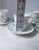 1990s Lomonosov Bone China Porcelain LFZ Coffee Tea Cup Saucer Set of 6 For Sale - Image 10 of 13
