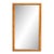 Drexel "Consensus" Collection | Solid Pecan Wood Wall Mirror | Large 45.5 X 25.5 | Mid Century Modern | Vintage For Sale