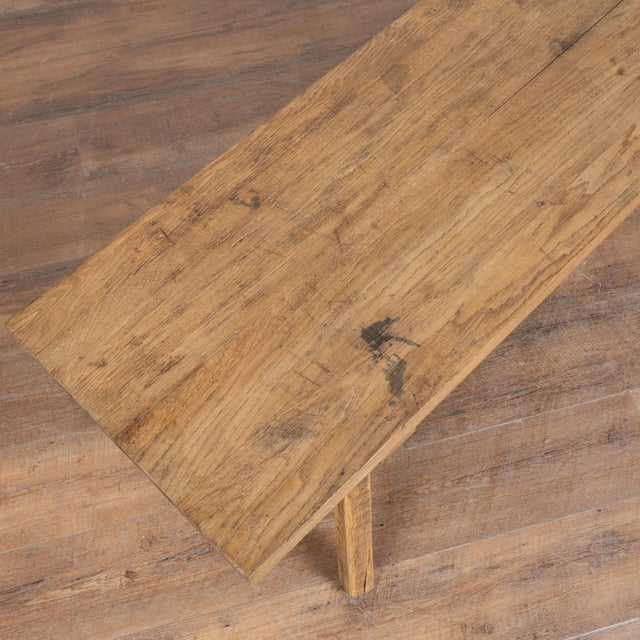 20th Century Rustic Narrow Coffee Table or Bench For Sale - Image 4 of 11