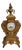 Louis XV Table Clock in Ormolú and Crystal, France For Sale