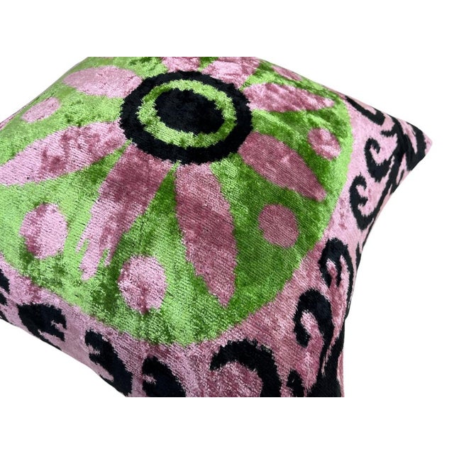 Handmade Velvet Silk IKAT cushion cover with Mystic design and multicolor. It can be a perfect gift for new homes. This...