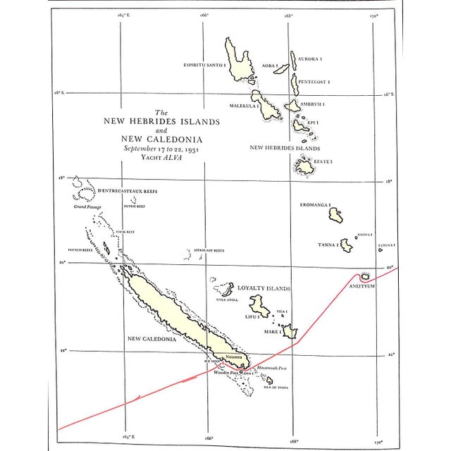 White "West Made East With the Loss of a Day" 1933 Vanderbilt, William K. For Sale - Image 8 of 12