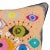 Needlepoint "IdolEYES" Hand-Embroidered Pillow, Original, One of a Kind For Sale - Image 6 of 8