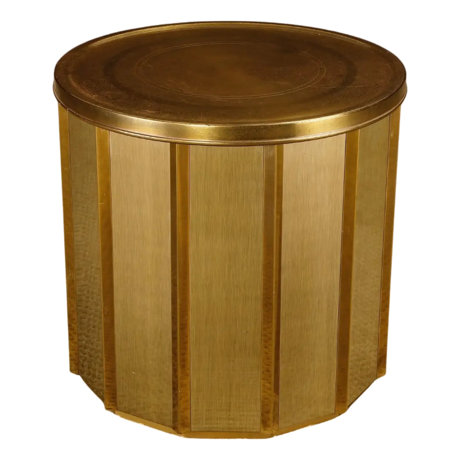 1970s Mastercraft Sculptural Brass Dining / Game / Center Table Base ...