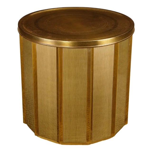 1970s Mastercraft Sculptural Brass Dining / Game / Center Table Base For Sale