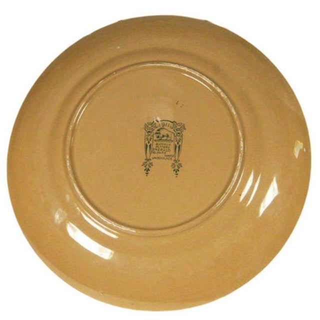 Early 1900s Pottery Buffalo Pottery Deldare "Dr Syntax" Plate For Sale In Los Angeles - Image 6 of 10